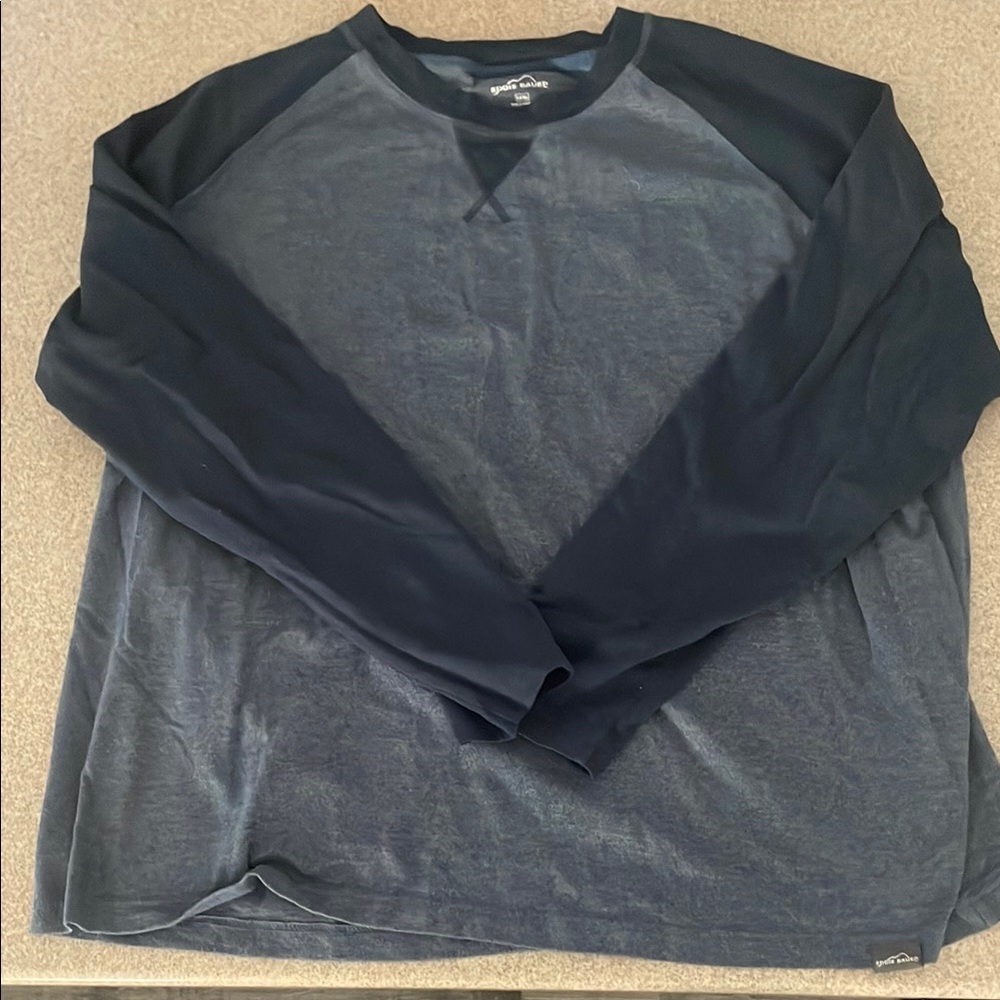 .Eddie Bauer Blue Long Sleeve Tee  3XL